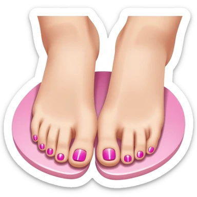 Pedicure sticker
