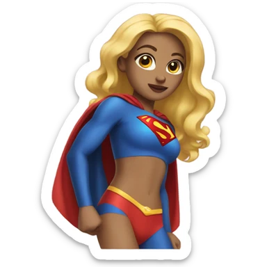 super girl sticker