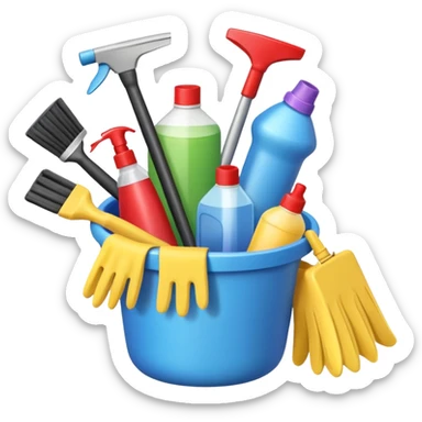create school cleaning and housekeeping sticker
