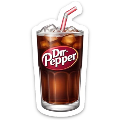  large Dr Pepper soda sticker