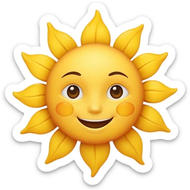 Cute Sun shine  sticker