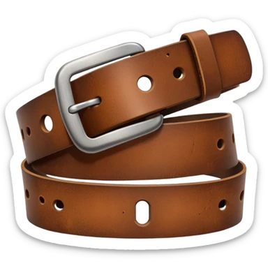 hipster belt sticker