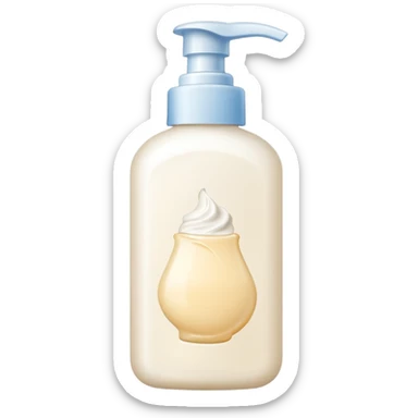 baby lotion sticker