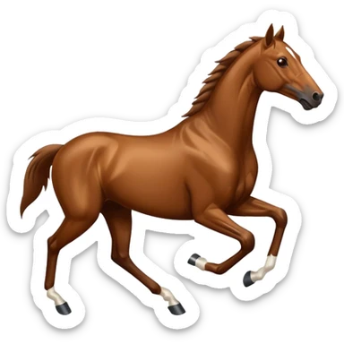 Racehorse sticker
