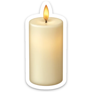 Decorative Wax Candle  sticker