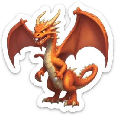 Draconian dragon wrath sticker