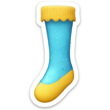 wet socks sticker