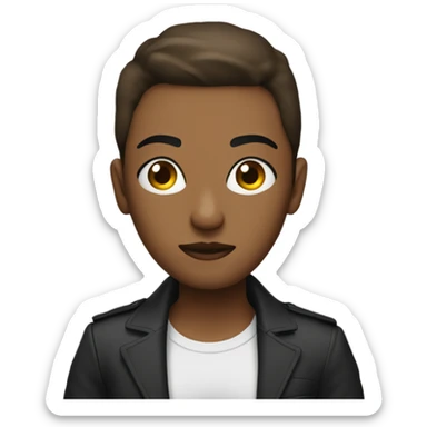 Baddie baddie shot o clock sticker