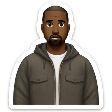Kanye west sticker