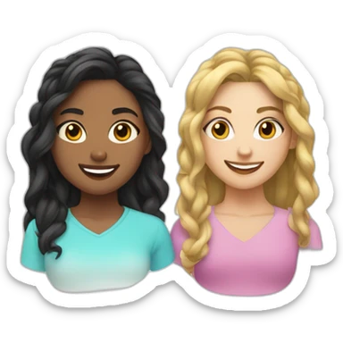 Maddie perez and cassie howard sticker