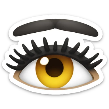 Eyelashes  sticker