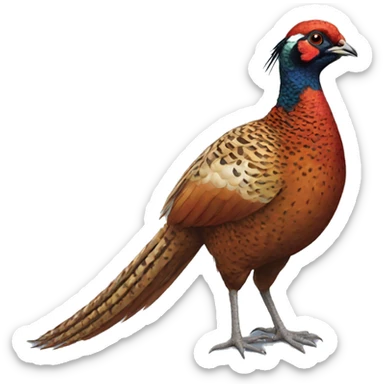 pheasant sticker