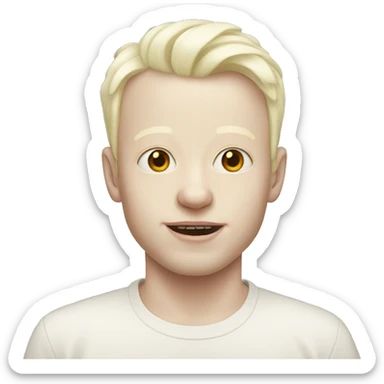 dominic as albino  sticker