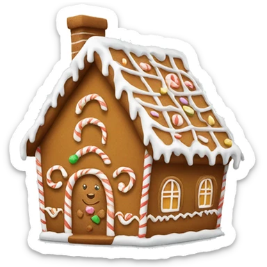 Gingerbread house  sticker