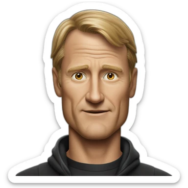 Woody Harrelson from now you see me - realistic sticker