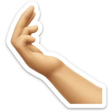 handshake emoji with a saluting hand sticker