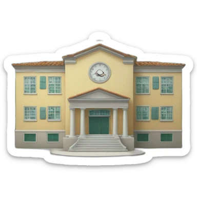 ESCUELA DE 2 PISOS sticker