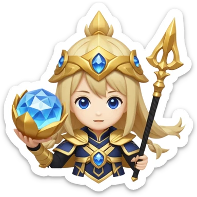 elementoo geo genshin impact sticker