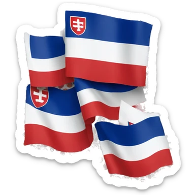 Slovak flag sticker