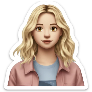 Sydney Sweeney as Cassie i￼n euphoria  sticker