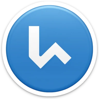 "Símbolo no formato de círculo, fundo sólido na cor azul oficial do Instagram (#0095F6), com um check branco nítido e alinhado no centro. Estilo minimalista, sem sombras, exatamente como o selo de verificação do Instagram." sticker