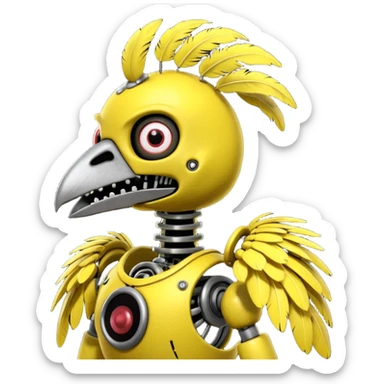 Chica from Five Nights At Freddy's Movie sticker