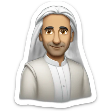 Une arabe qui vote Zemmour  sticker
