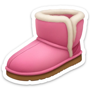 pink ugg slippers sticker