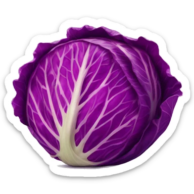 Red cabbage sticker