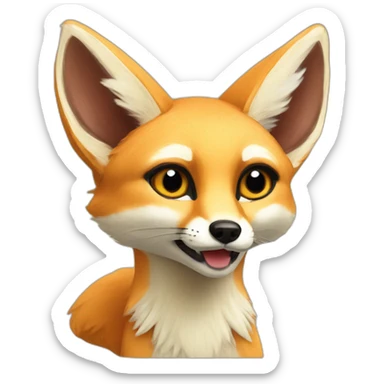 Fox Fennec sticker