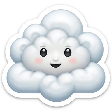 cloud utopia sticker
