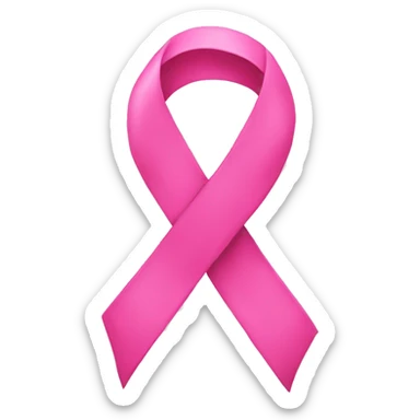 Pink ribbon  sticker