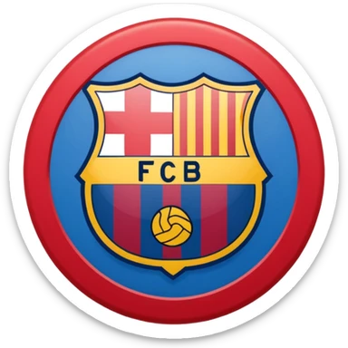 FC BARCELONA SMALL FOR EMOJI sticker