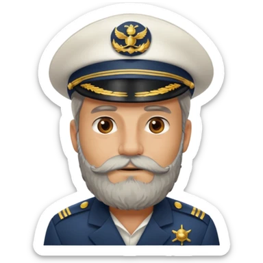 ship captain sticker