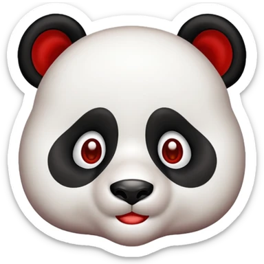 Panda vermelho sticker