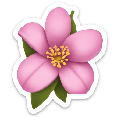 Pink flowers sticker