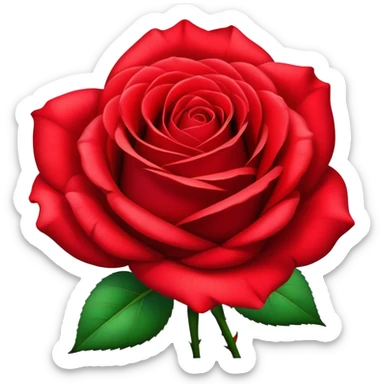 Rose sticker