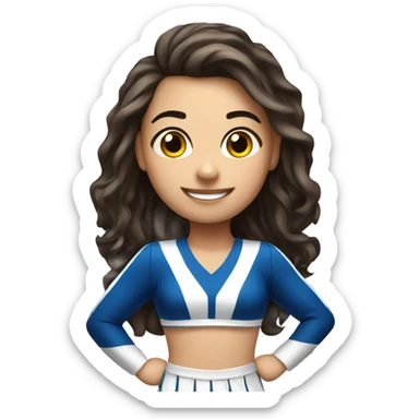 Cheerleader sticker