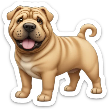 Sharpei sticker