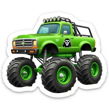 Grave Digger best view  sticker