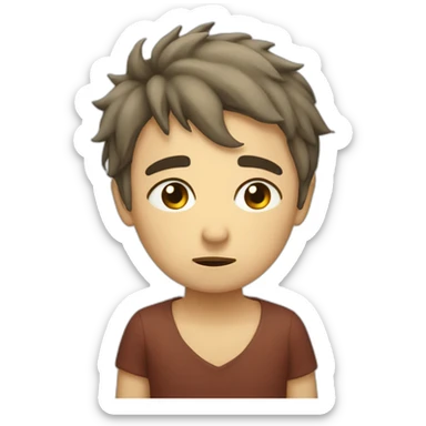 shedding copious tears sticker