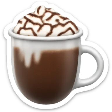 Hot chocolate  sticker