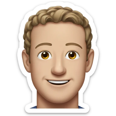 Mark Zuckerberg  sticker