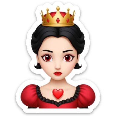 Red Queen from Alice in Wonderland movie sticker