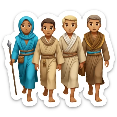 Desert Nomad Travelers sticker