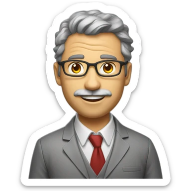 professeur de physique fou sticker