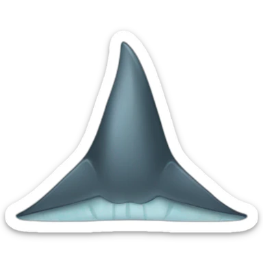 Shark fin  sticker