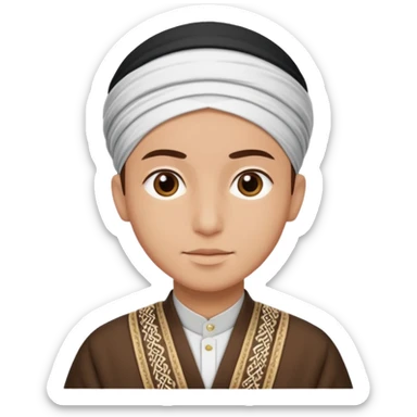 Muslim prayer sticker