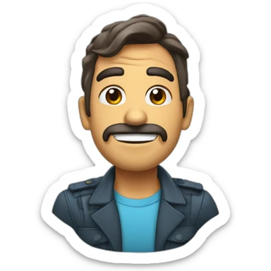 dedo arriba en me gusta sticker