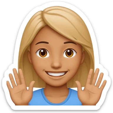 Smile with saying Yooo sticker